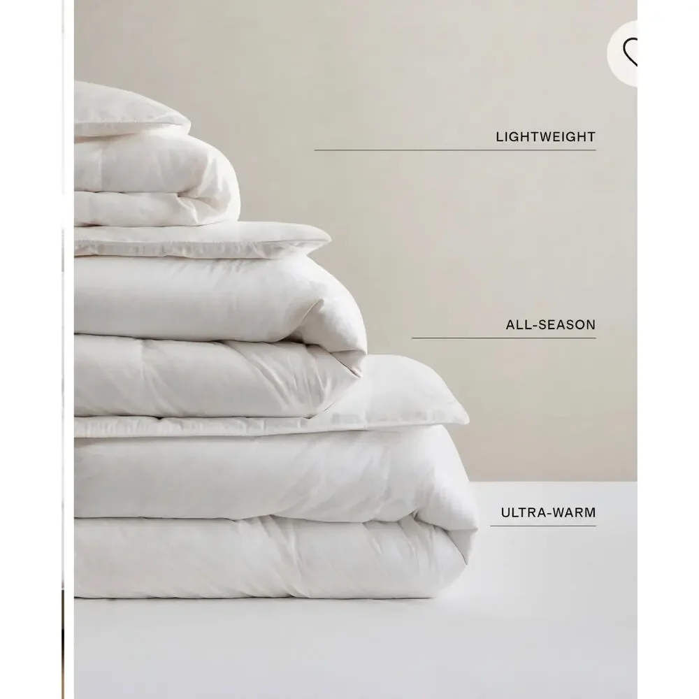 Quince Luxe King Goose Down Ultra Warm Comforter - NEW